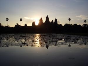lever de soleil a Angkor Wat