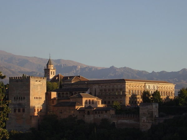 View of Alhambra from home of Don´s new friend