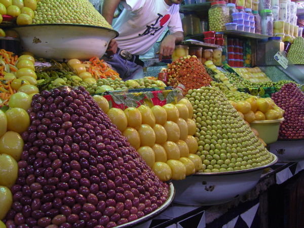 Meknes market scene