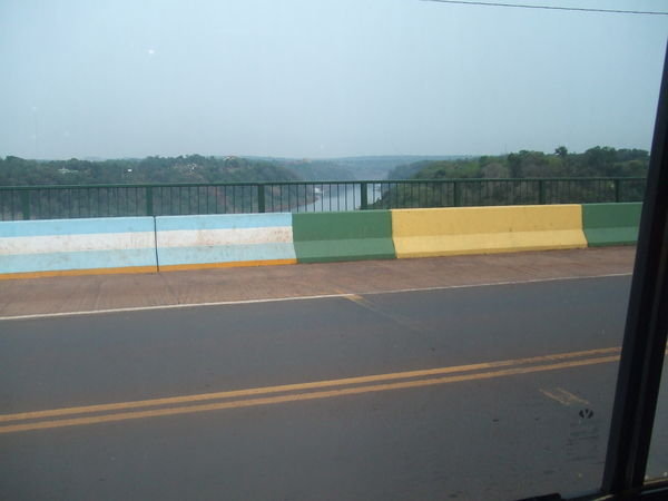 Border of Brazil and Argentina