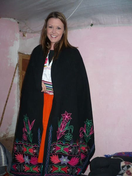 stacey in traditional dress