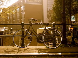 Amsterdam...and old bikes