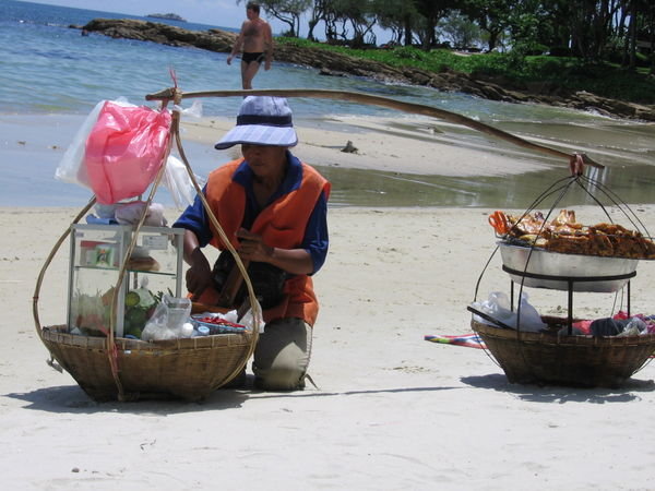 beach seller