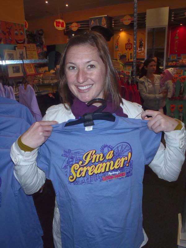 "I'm a screamer" T-shirt