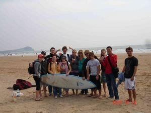 With 11 surfers from California