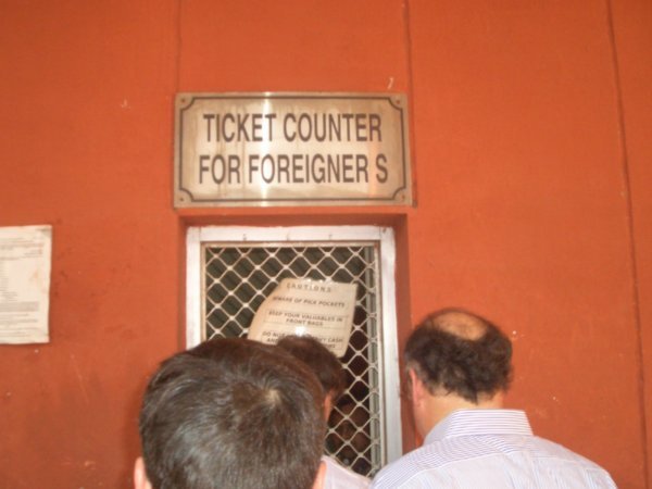 Ticket Counter for Foreigners