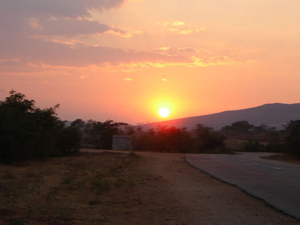 Sunset near Gundalpet