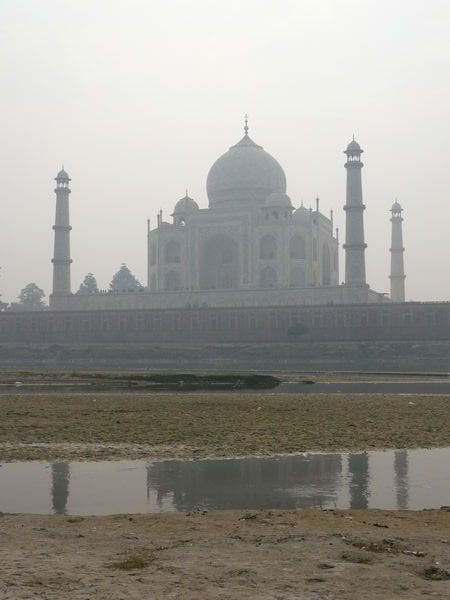 The back of the Taj Mahal