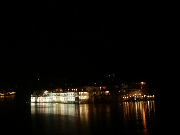 The Lake Palace at Night