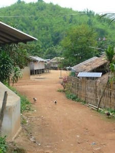 A Lahu Hilltribe Village