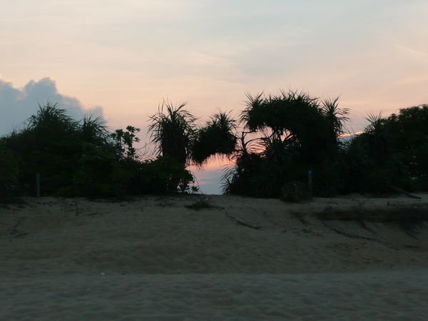 Sunset over Turtle Beach