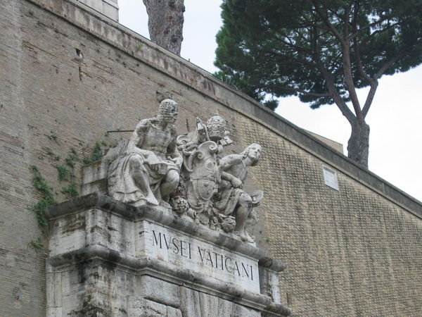 Entering Vatican Museum