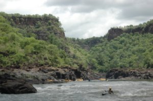 Rafting the Zambezi
