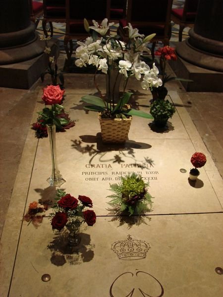 Princess Grace Kelly's grave