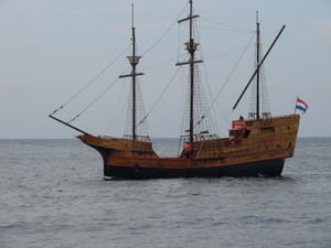 Replica of an old Dubrovink Ship