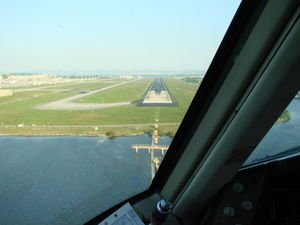 Landing approach into Rio