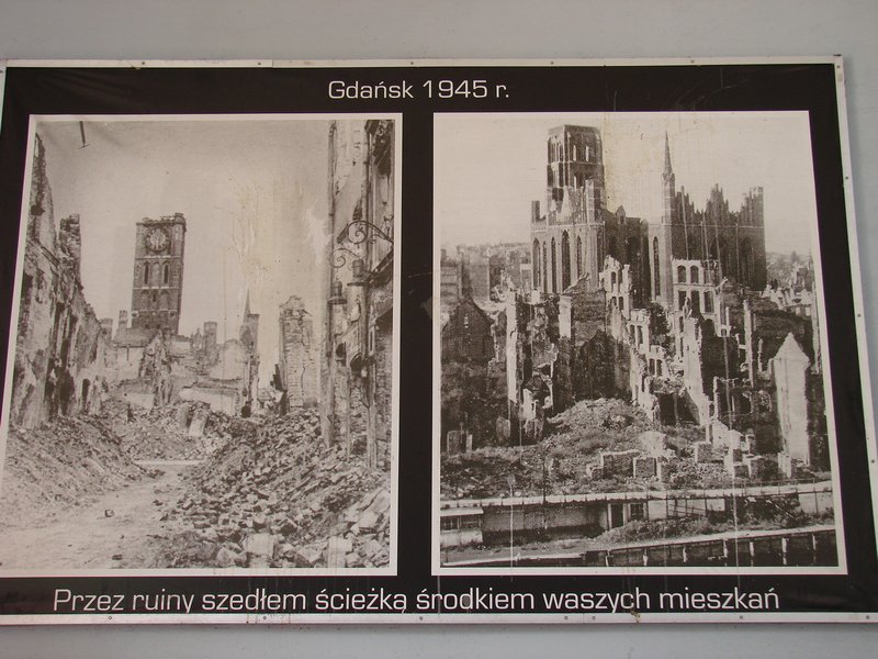 Gdansk at the end of the 2nd WW