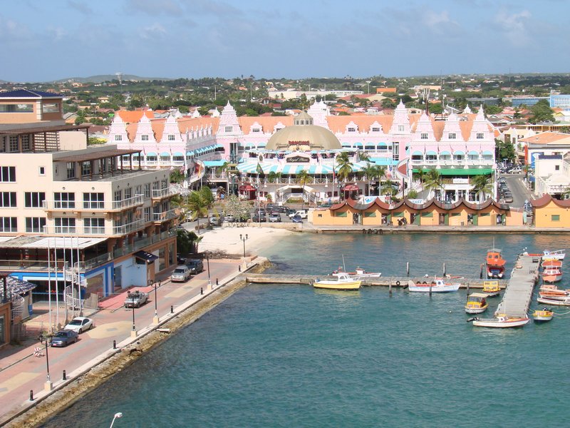 The harbour in Aruba