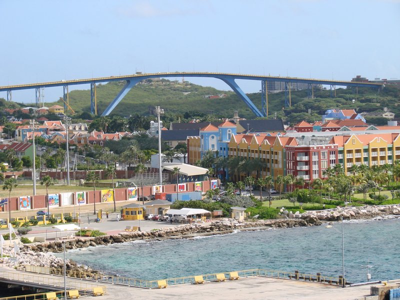 The harbour in Curacao