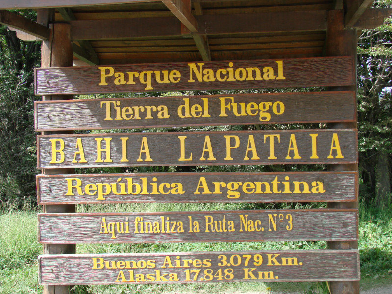 The starting point for the Pan American Highway