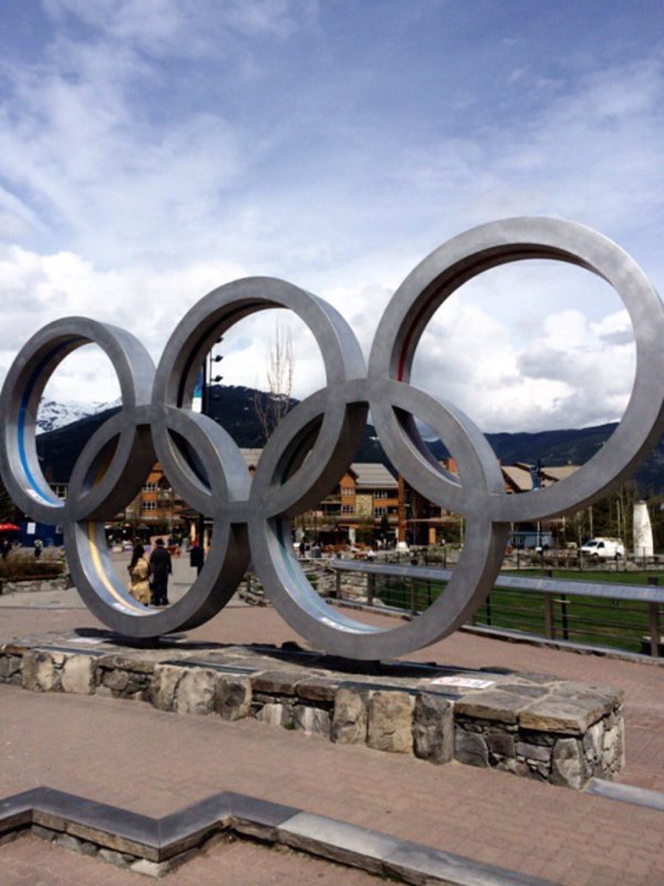 Olimpijskie pozostałości w Whistler.