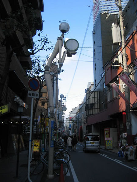 funky street lamp