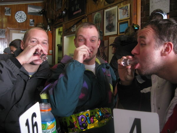 Shots with lunch......oh dear!