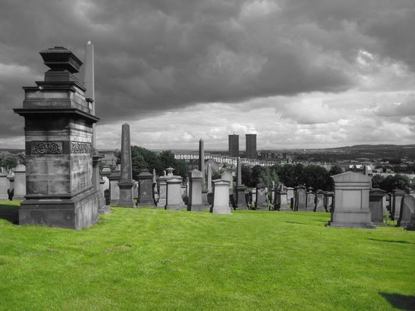 South East Glasgow from the Cemetery