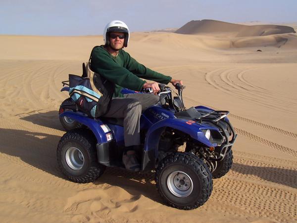 Quadbiking in the Namib desert