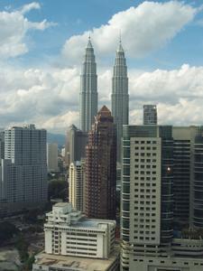 Petronas Towers from the 27th floor Westin Hotel