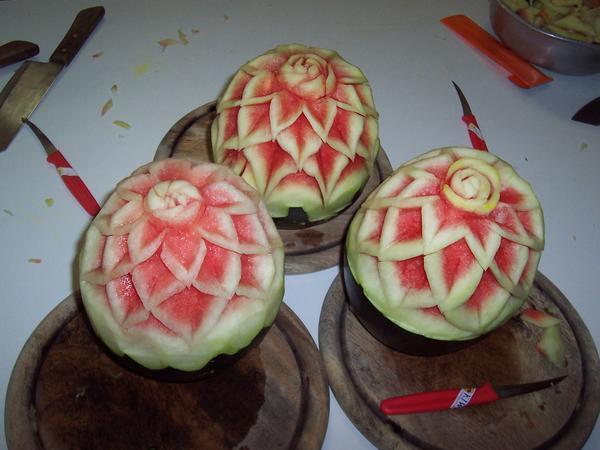 Beautifully Carved Fruit