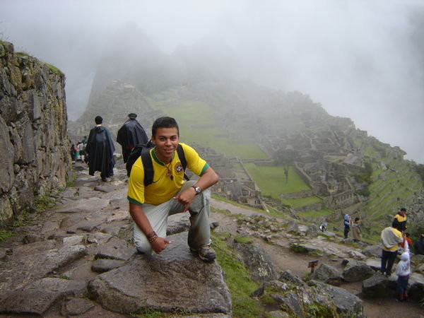 First view from Machu Picchu