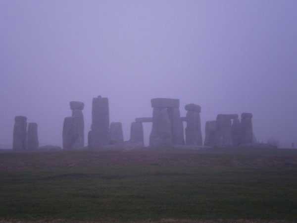 Stonehenge in the gloom
