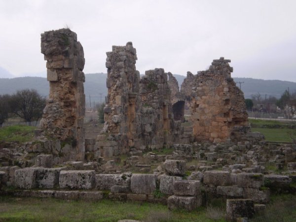 Abbey ruins close by