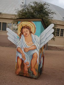 Angelic outhouse