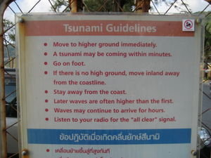 Tsunami guidelines