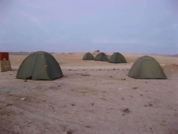 Bush Camp in Paracas NP