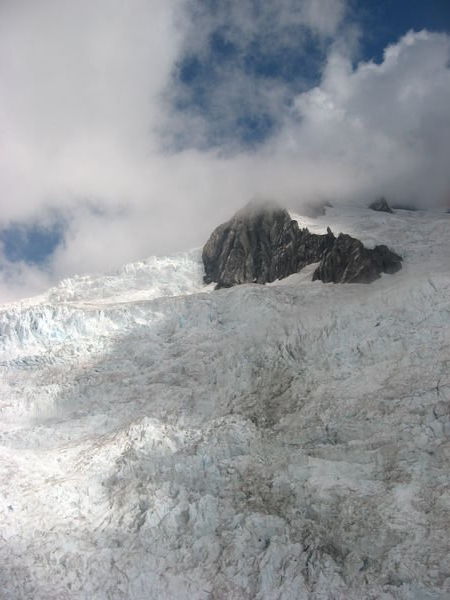 Frans Josef glacier close up