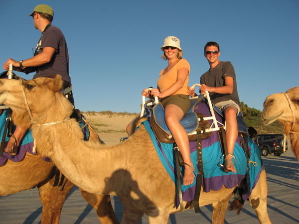 We're camel riding!