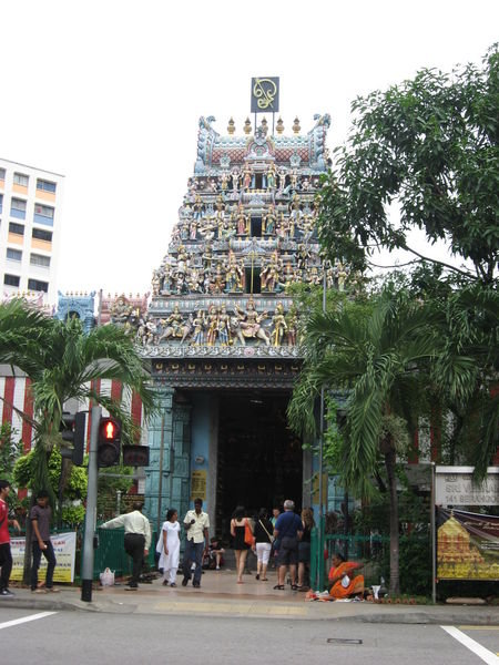 One of the Hindu temples in Singapore