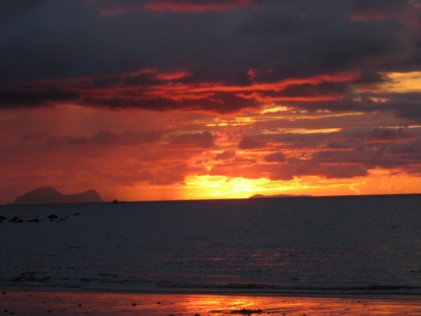 Sunset at Damai Beach