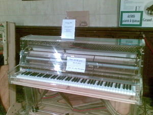Perspex piano