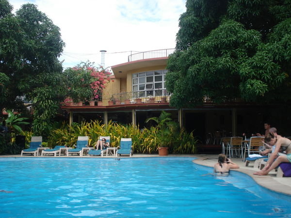 Pool area at Nadi bay resort.