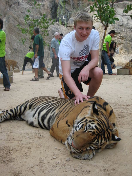 Paul With Tiger
