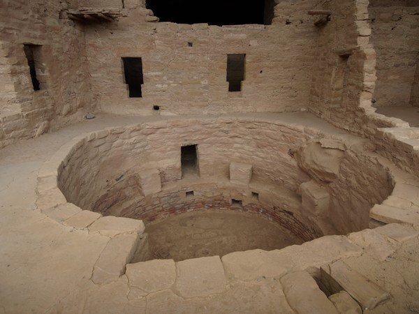 A kiva - used for spiritual ceremonies and all other things when necessary