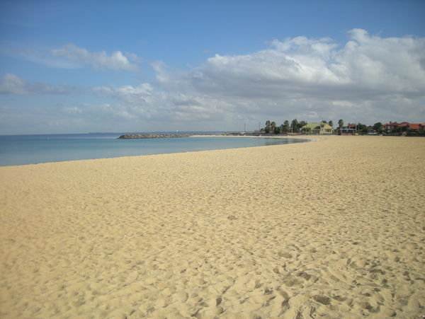 Williamstown Beach, the beach near Tarra's school