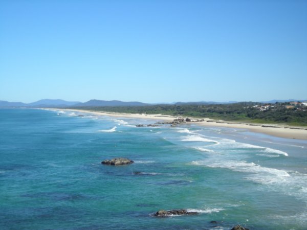Lighthouse Beach in Port Macquarie, not bad for winter!