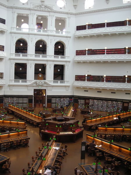The State Library in Melbourne which was opened in 1856