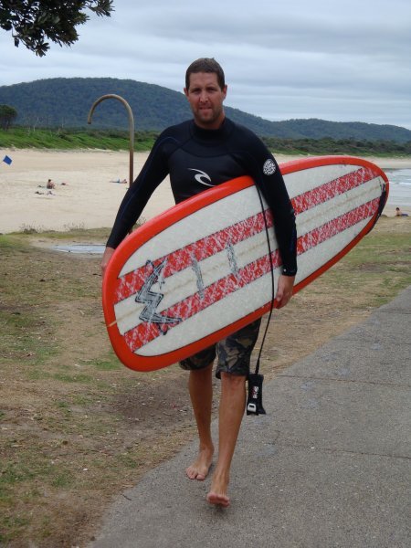 Brett after a surf.