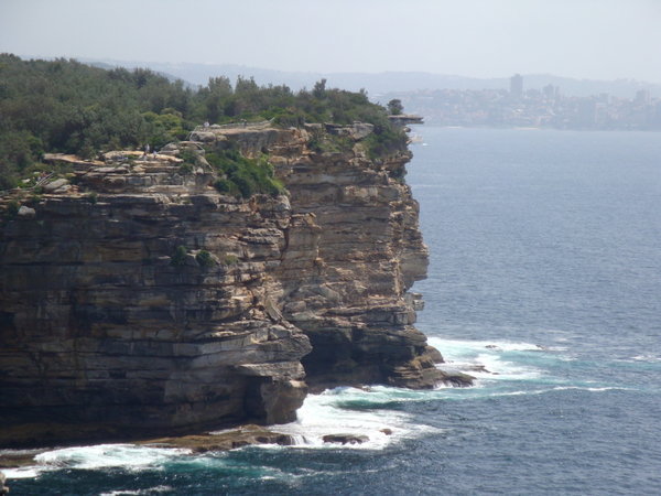 The Gap in Sydney, with a view across to Manly